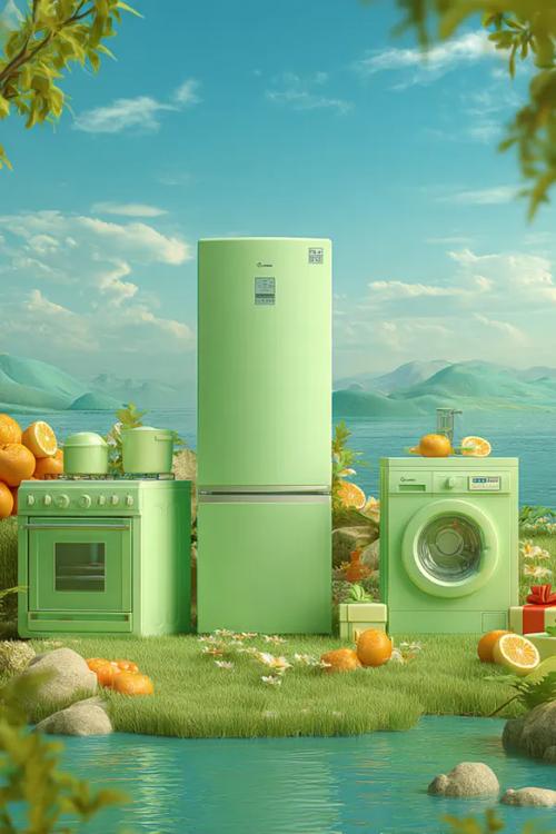 生活电器夏季必备产品模型
